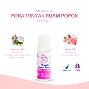 FORA MINYAK RUAM POPOK BAYI 20 ML - Minyak Iritasi Ruam Bayi - AMAN - BPOM