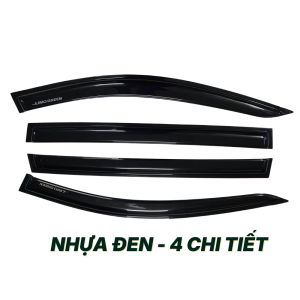 Vè che mưa xe VINFAST - LIMO GREEN - Mẫu Nhựa đen chống nước tràn vào xe ngày mưa gió