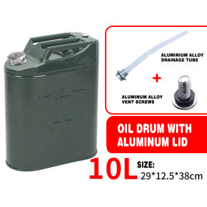 Gasoline Drum tong minyak petrol 5L 10L 20L 25L 30L Aluminum lid Thick explosion-proof oil drum Tank tong minyak petrol