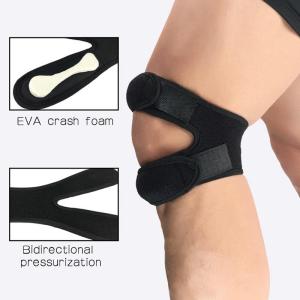 1 PCS Sports Kneepad Double Patellar Knee Patella Tendon Support Strap Brace Pad Protector Open Knee