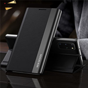 KISSCASE For Samsung S24Ultra Bracket Magnetic Leather Case Wallet For Samsung Galaxy S24 S23Plus S23+ S23 S22 Ultra S22Plus S22 Note 20 Ultra Note20 S21 FE Mobile Phone Cover
