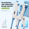 Laboratory Pipette Single Channel Pipette Adjustable Micropipette Chemistry Lab Equipment Pipettor Tips Multi Range Optional. 