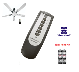 [Hàng chất lượng cao BH 1 năm]Remote Điều khiển quạt trần Vinawind QT-1500X các dòng quạt trần Vinawind- Hàng mới 100% Tặng kèm Pin