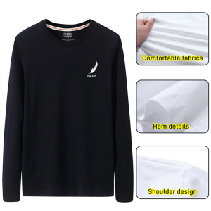 T-shirt Fashion Comfort Short-sleeved T-shirt Long-sleeved Large Size Fall Student Youthful Vigor