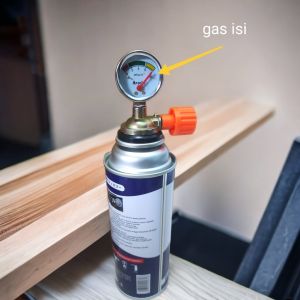 Alat untuk Ukur Tekanan Gas Kaleng Porotabel meteran pengukur gas kaleng