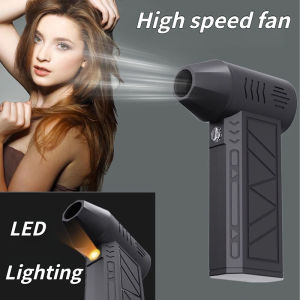 130000 RPM Mini Turbo Fan - Ultra-Fast Handheld Brushless Blower for Camping Home and Car Dusting Needs