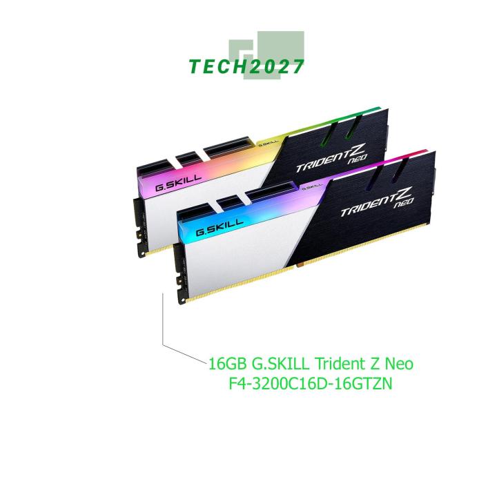 Trident Z Neo (For AMD Ryzen) 16GB (2x8) 3200Mhz 288-Pin