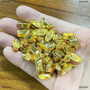 [COD] JIAXIAO 10pcs Ingot Chinese Yuan Bao Wealth en Statue Ingots Decor Ornament Decorative Year New Bar Lucky Money Prosperity