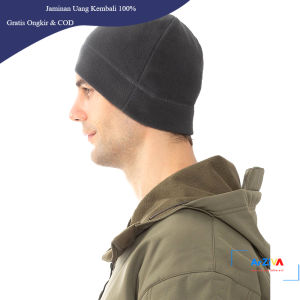 TRUE Topi Kupluk Pria Wanita Kain Fleece Beanie Hat Winter - EC003