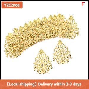 【Local shipping】 20Pcs Mix Filigree Crafts Hollow DIY Embellishments Findings Jewelry Accessories