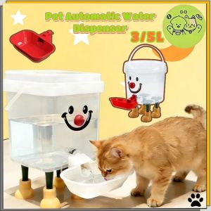 Pet Automatic Water Dispenser Removable Dog Cat Water Feeder Lagre Capacity Automatic Feeding Bottle