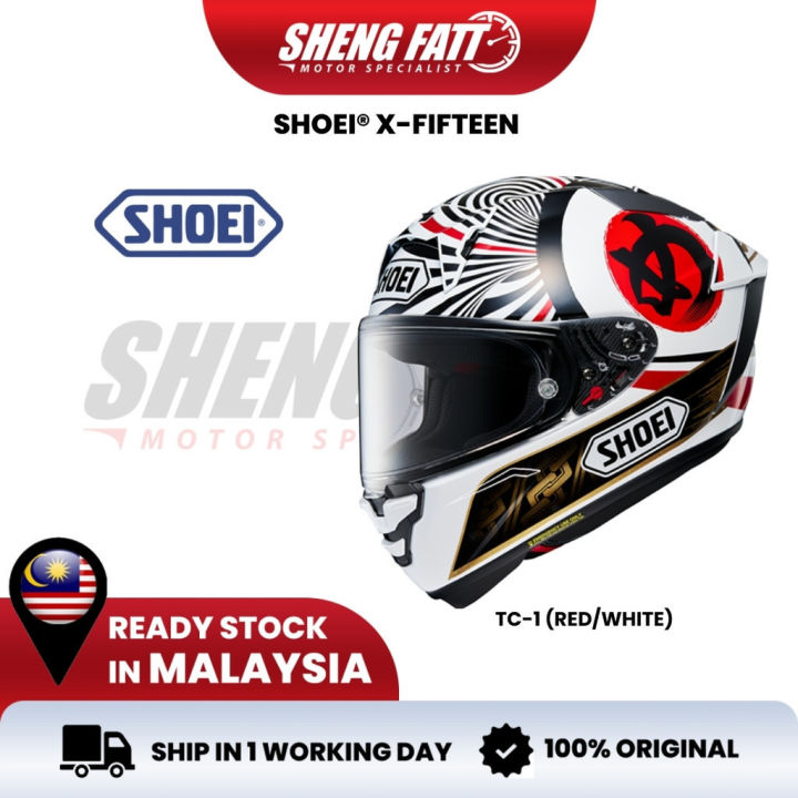 SHOEI X-FIFTEEN Marquez Motegi TC1 Helmet Original Motor Visor