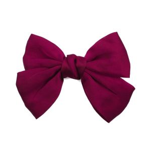 ที่คาดผมรูปโบว์กำมะหยี่กิ๊ฟหนีบผมโบว์เด็กผู้หญิงสำหรับเด็กผู้หญิงอุปกรณ์ตกแต่งผมมีพู่ประดับไรน์สโตนเกาหลีผูกริบบิ้นใหม่