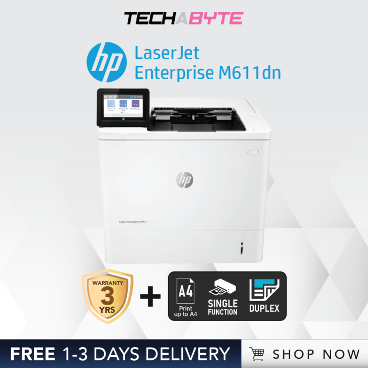 HP LaserJet Enterprise M611dn Auto Duplex Printer Lazada Singapore