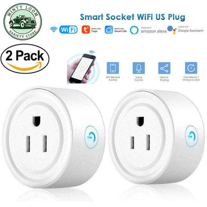 WiFi Smart Power Socket Plug Brightness Adjust Timer Plug US