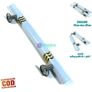gagang tarikan pintu rumah handle pegangan panjang 33cm dan 45cm bahan stainless steel untuk pintu depan dan kamar