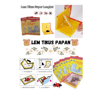 Perangkap Jebakan Lem Tikus Papan Super Lengket dan Ampuh / Lem Perangkap Tikus / Lem Jebakan Tikus Pembasmi Tikus / Mouse Glue