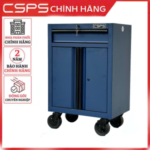 Tủ dụng cụ CSPS 61cm - 01 hộc kéo màu xanh dương có bánh xe
