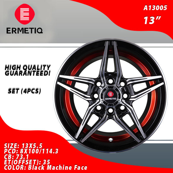 4 PCS ERMETIQ MAGS RIM WHEELS 13