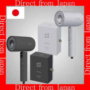 【DirectFrom Japan】SALONIA Air Treatment Hair Dryer Black/Stone Gray – Lightweight Ionic Technology