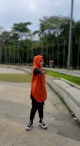 Mels Hijah - Daisa Sporty (Jilbab Olahraga Rompi Jumbo Pad Antem) Kerudung Olga Sport Jersey Super Syari