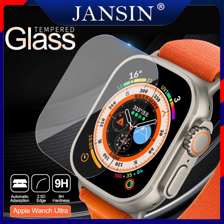 Tempered Glass For Apple Watch Ultra 49mm Screen Protector Anti-Scratch  Glass For iWatch Ultra 49mm Smartwatch Protective Film Lazada PH