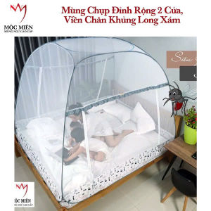 Màn Chụp  Mùng Chụp Đỉnh Rộng Cao Cấp Mộc Miên 16mx2m - 2 cửa ( Hà Nội )