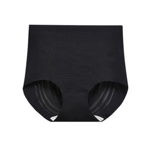 Women Seamless High Waist Panties Tummy Control Breathable Cotton Underwear Big Size Summer Antibacterial Lightweight