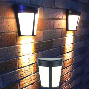 LED Solar Power Light Control Wall Light 6 LEDs Outdoor Waterproof Energy Saving Auto ON/OFF Garden Yard Landscape Lighting