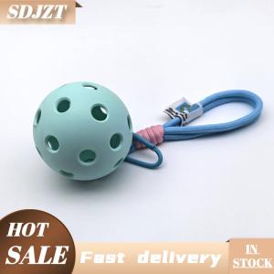 SDJZT Sáng Tạo Pickleball Vợt Kim Loại Keychain Đầy Màu Sắc Rỗng Golf Bóng Móc Khóa Dink Bóng Người hâm mộ Đảng Quà Tặng Túi Mặt Dây Chuyền