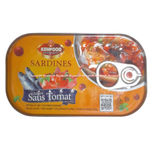Kemfood Sardines 125gr Dalam Saus Cabe Sarden Ikan In Chili Sauce Saus Tomat In Tomato Sauce Tinggi Protein