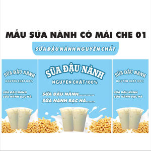 Xe bán sữa đậu nành gấp gọn có mái che -  kích thước xe ngang 80cm