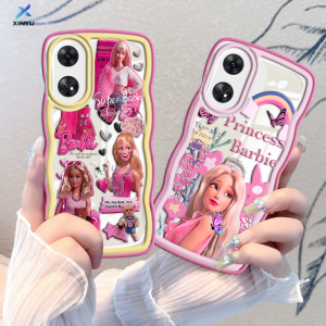 (Lokal Ready) Xinyu Casing hp OPPO Reno 8T 4G Reno 6 5G Reno 5 Reno 5F Reno 4F Airbag Lembut Lucu Princess Barbie Butterfly Case