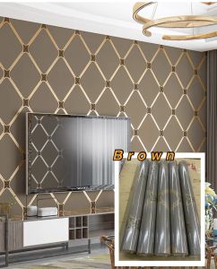 LKF wallpaper 10Mx45CM Light Pink Floral Design Pvc Wallpaper Self Adhesive Home Decor Sticker (WP17)