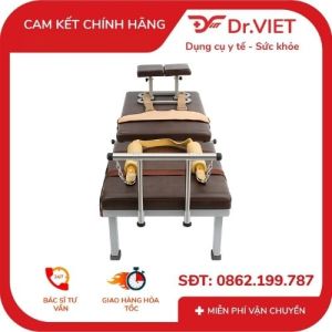 Giường kéo giãn cột sống 2 khúc sắt sơn