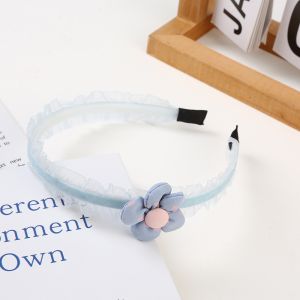 Bando Rambut Anak Perempuan Motif Pita Bunga  - Aksesori Headband Lace Elegan