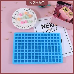 N2HAO 126 khoang vuông kẹo Khuôn Silicone khuôn cho Kẹo cứng sô cô la ganache