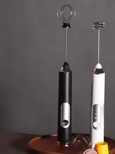 AE Electric Egg Beater Household Milk Frother Cream Whipping Device Handheld WirelessCappuccino Mixer