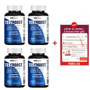 [Local Stock + Free Gift] HABUMAMA Halal Men Supplement L-Arginine L-Citrulline Capsules Support Male Stamina & Vitality Energy