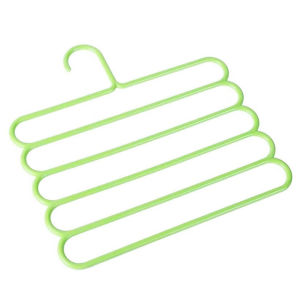 5 Layers Multi-Functional Pants Hangers Holders Trousers Hanger Storage Rack Clothes Space HEIM