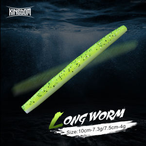 Kingdom Mồi Mềm Mồi Câu Sâu Câu Cá Bằng Silicon Shad Mồi Mềm Mồi Bơi Wobblers