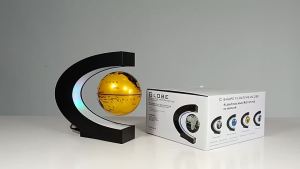 Floating Magnetic Levitation Globe LED World Map Lamp for Home Office Desk Decoration Gift with US Plug