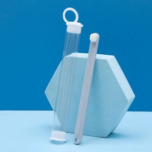 XIAHU Tóc mềm và dày Bàn chải đánh răng cho thú cưng Đầu Nhỏ Vệ sinh toàn diện 360 độ Bàn chải đánh răng cho chó Di động Đồ dùng cho thú cưng Chăm sóc răng miệng cho thú cưng