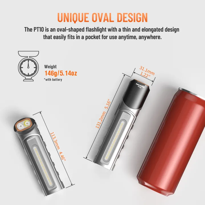 NICRON%20PT10%20Rechargeable%20Flashlight,%201000%20Lumens%20EDC%20Flat%20Flashlight%20with%2090%C2%B0%20Rotatable%20Head%20and%20Strong%20Magnet,%204%20Modes%20White/UV/Warm/RGB,%20IPX4%20Waterproof,%20Hands%20Free%20Flashlight%20for%20Camping,%20Emergency%20-%20Image%207