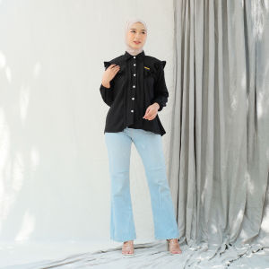 Inara Baju Atasan blouse cringkel airflow wanita remaja dewasa model terbaru