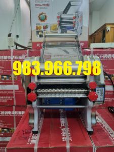 Máy cán bột làm bánh bao bằng điện FKM200 (550W)