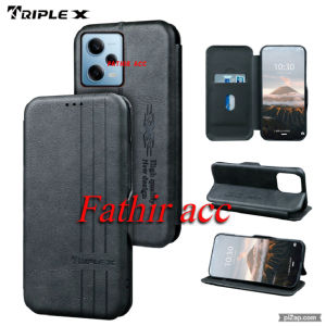 CASE DOMPET MOTIF HP XIAOMI REDMI NOTE 12 PRO PLUS 5G LEATHER CASE FLIP WALLET HARDCASE KULIT HP