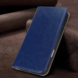 Genuine Leather Flip Cover for OPPO Find X9 Pro Find X9 X9s Pro Card Holder and Kickstand Full Body Phone Case for Find X9 Ultra
