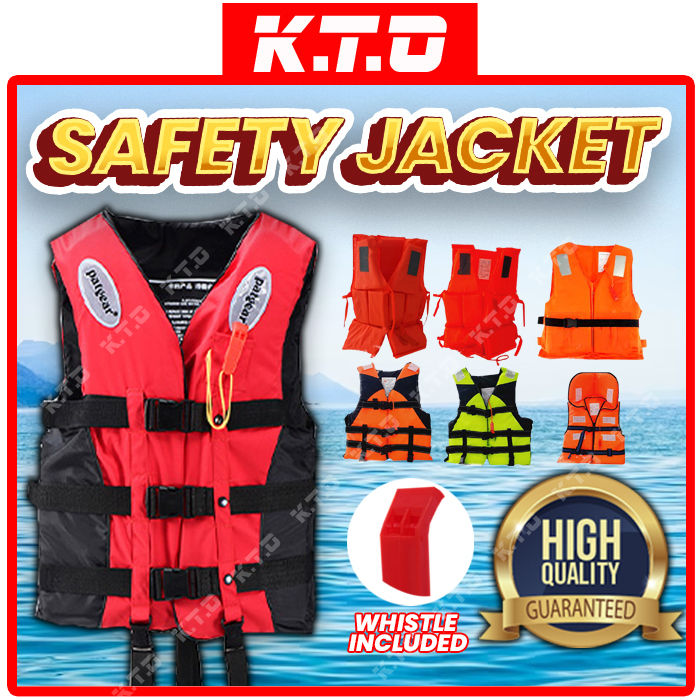 Adult Kids Marine Safety Life Jacket Float Vest For Outdoor Water Sport ...