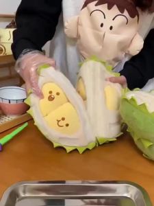 30cm Original Authentic Durian Doll Tear-off Fruit Doll Give Grace Durian Pendant Holiday Gift Plush Toy